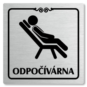 Odpočívárna, 100x100mm, stříbrná, Texas